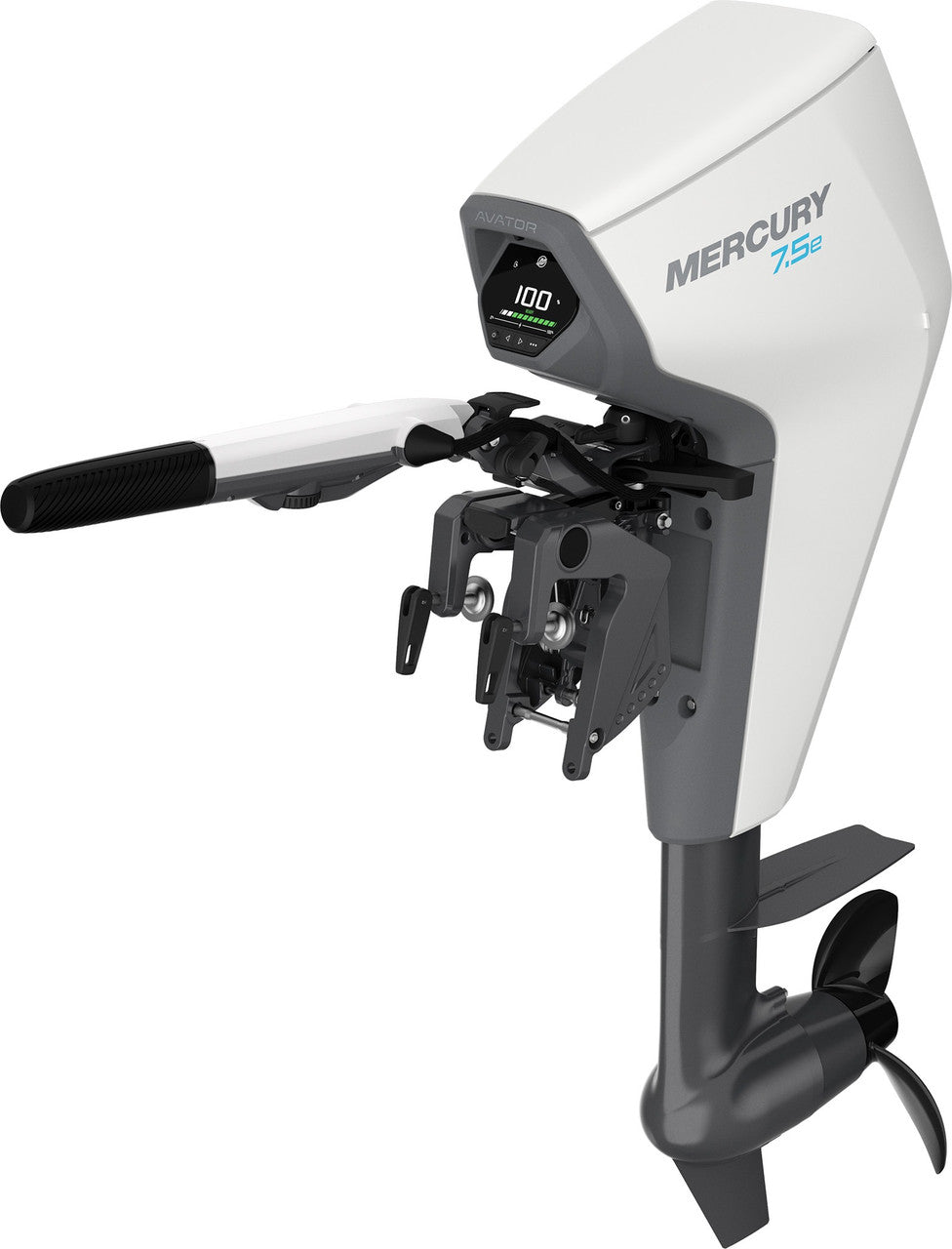 Mercury Avator 7.5e Tiller 3.5HP Electric Outboard Motor 20" Shaft 7.5ELH