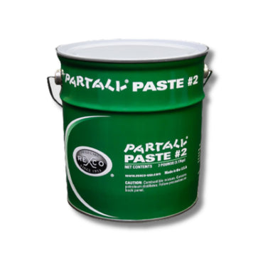 Partall Paste #2 mold release wax in a green 7 lb Rexco metal pail with bail handle, fiberglass and composite mold release.