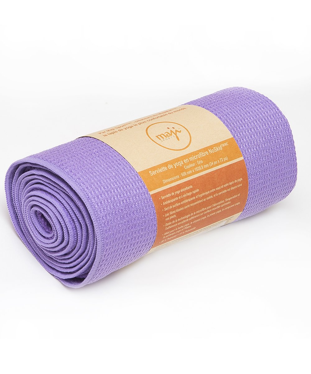 Serviette de yoga chaude en silicone gaufré