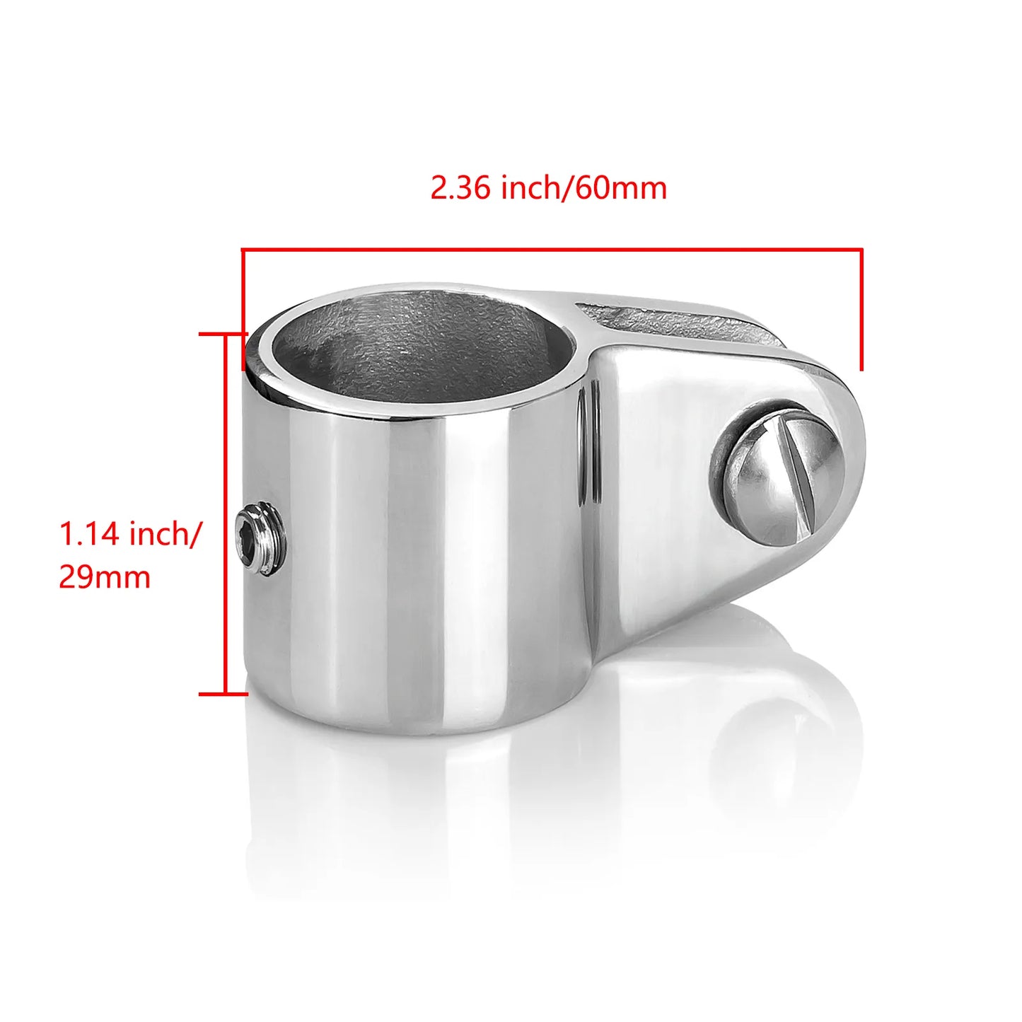 Kit de fixation pour toit Bimini, pour tube rond de 25 mm de diamètre extérieur, bateau