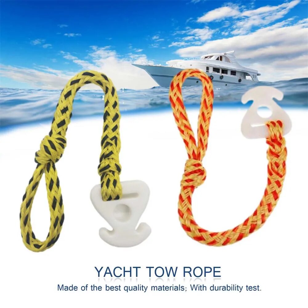 1 connecteur de corde de ski nautique, tube remorquable, corde pour bateau, remorquage rapide