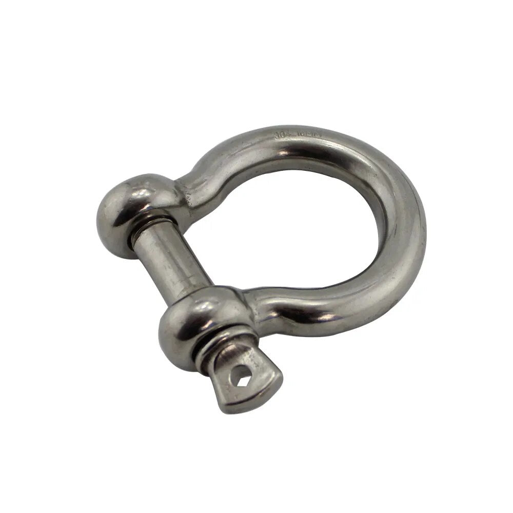 1 manille d'ancrage de sécurité en acier inoxydable 304 de 4 mm, 5 mm, 6 mm
