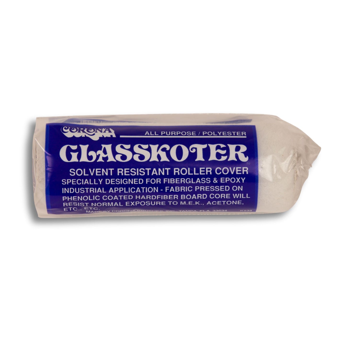 White Glasskoter R201F Rollers 3/8" Nap