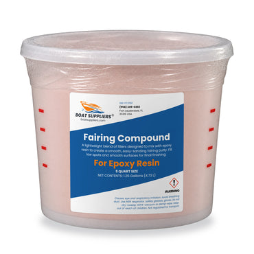 Boat Suppliers fairing compound in a 5 quart tub, 1.25 gallons