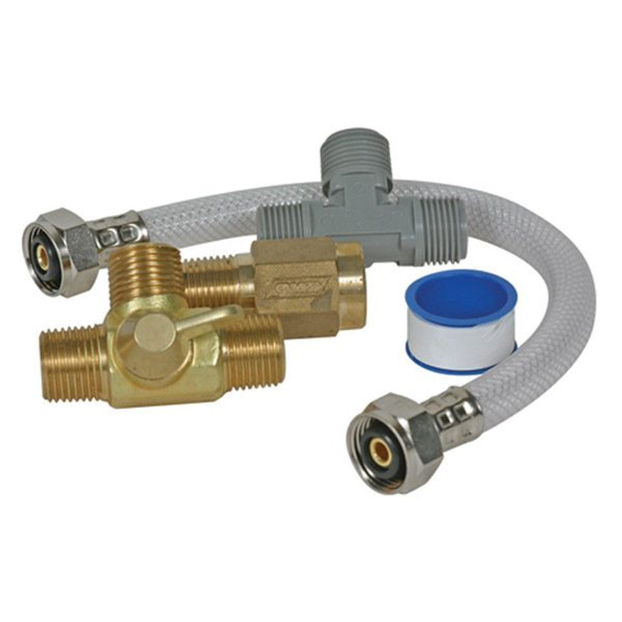 Camco Quick-Turn Permanent Water Heater By-Pass Kit