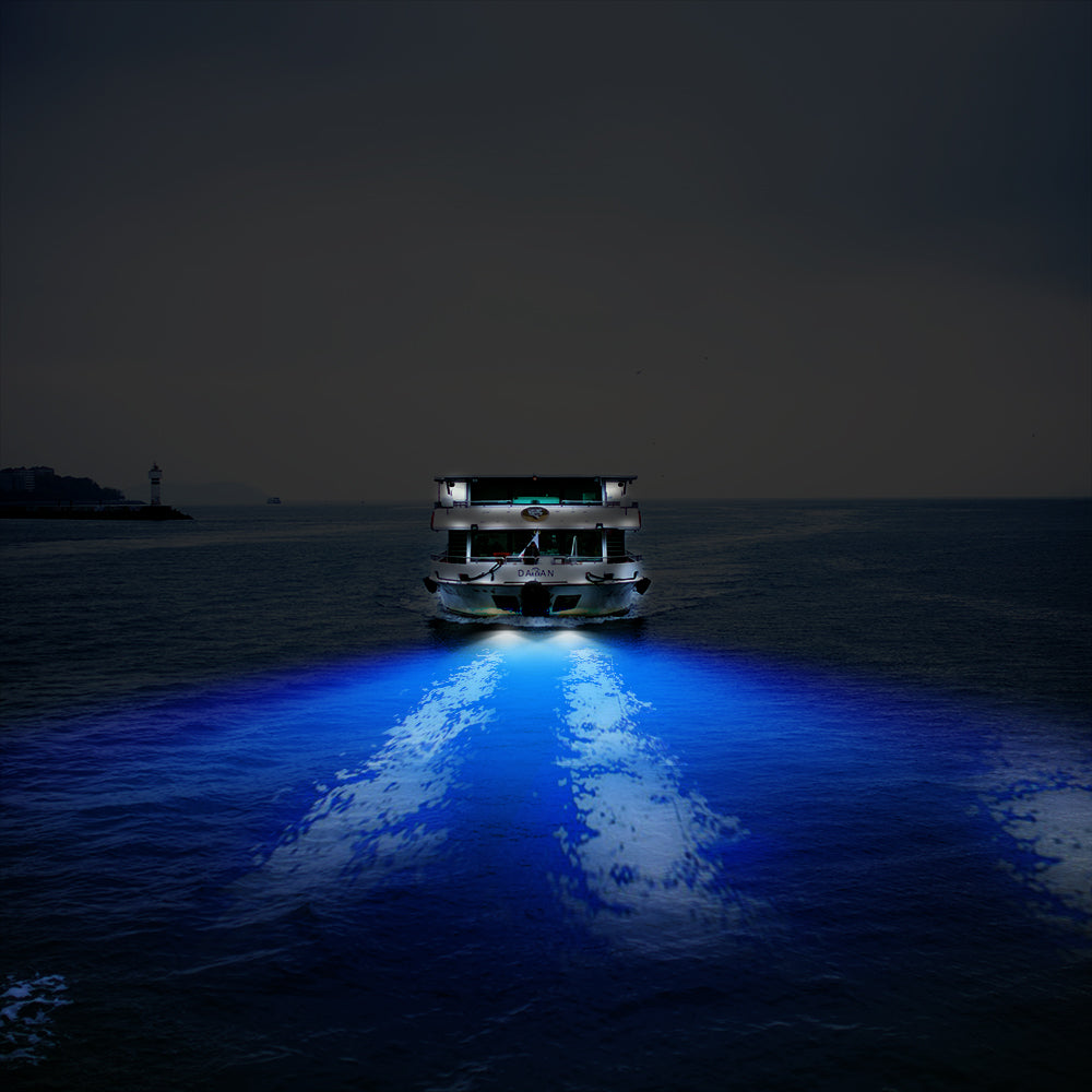 Éclairage sous-marin à LED en acier inoxydable pour ponton
