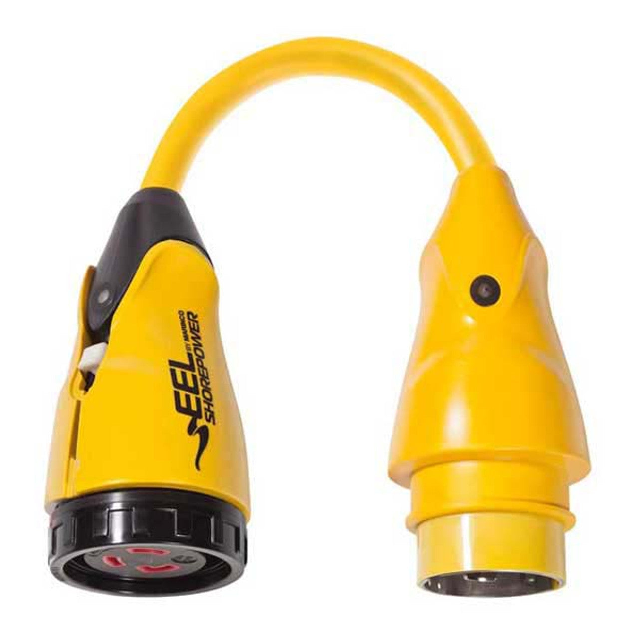 Marinco's EEL Pigtail Shore Power Adapter 50A Dock-30A Boat