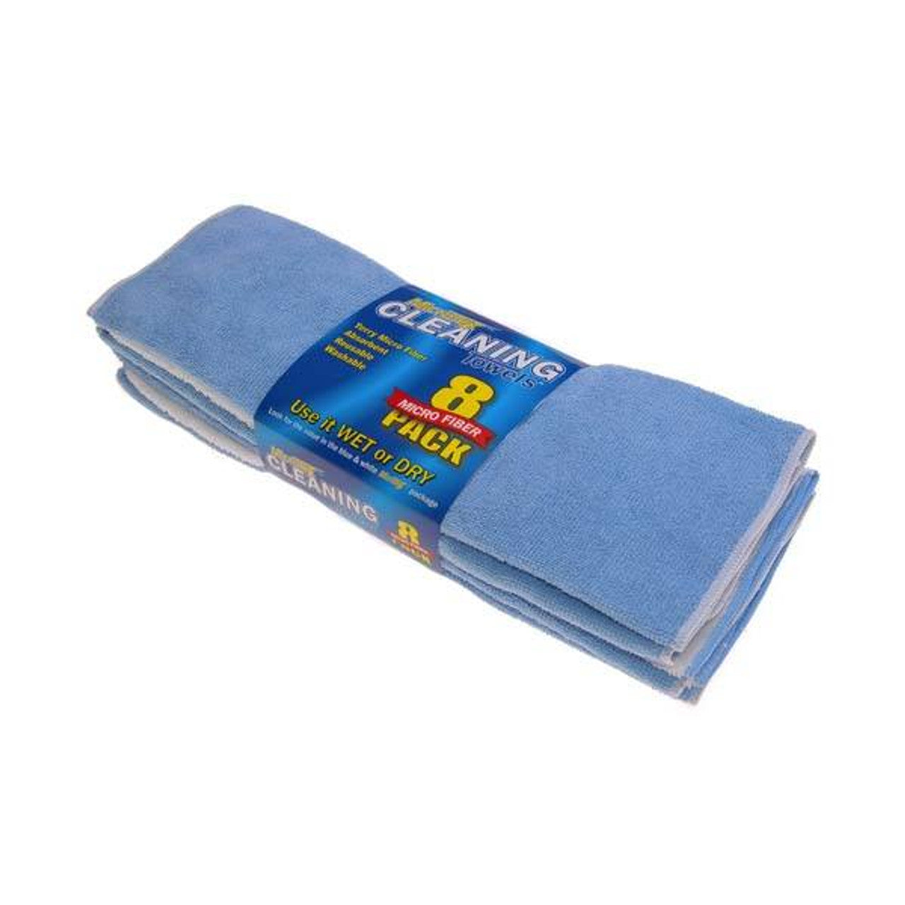 Swobbit Terry Micro Fiber Towels - 8 Pk