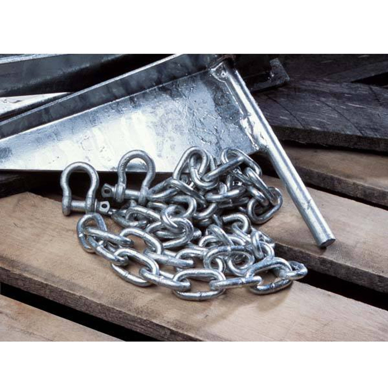3/8" x 6' with (2) 3/8" Shackles