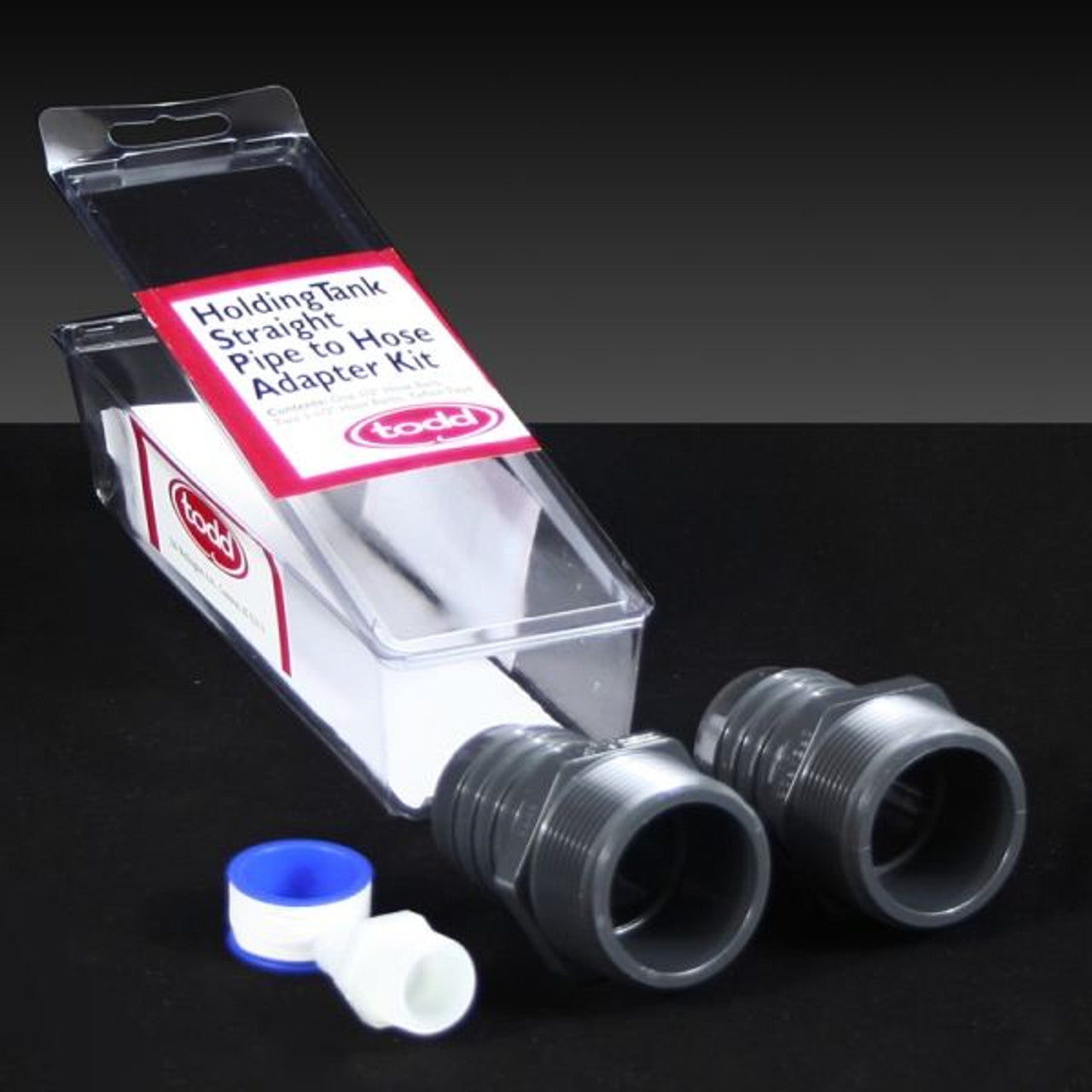 Holding Tank Straight Pipe to Hose Adaptor Kit