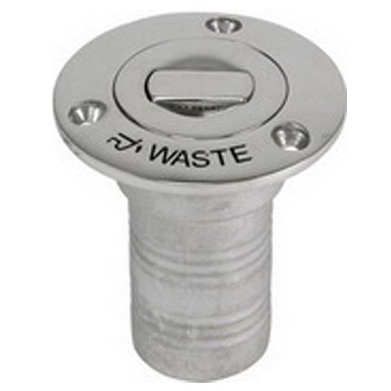 Whitecap Push-Up Stainless Steel Deck Fill - Waste