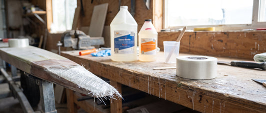 Fiberglass Keel and Skeg Repair: Grind Back, 1708 Schedule, Fairing