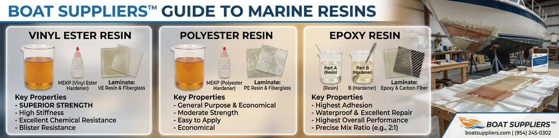 Vinyl Ester Resin vs Polyester vs Epoxy: The Ultimate Marine Composite Comparison