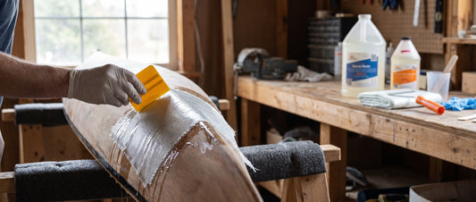 Fiberglass Kayak Build and Repair: Layup Schedule, Epoxy and Cloth