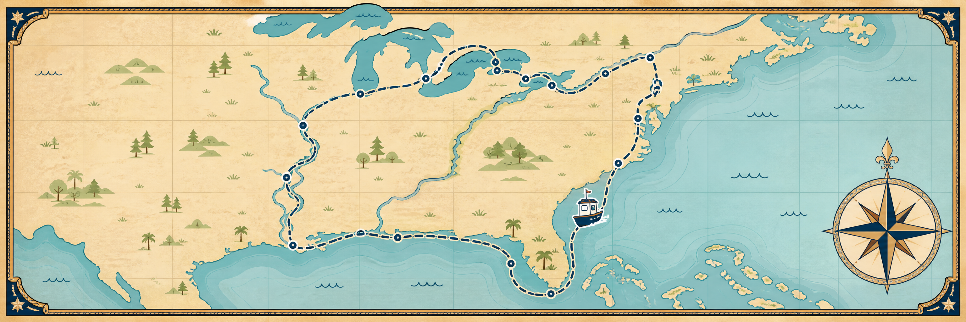 How long is the Great Loop? - Boat Suppliers