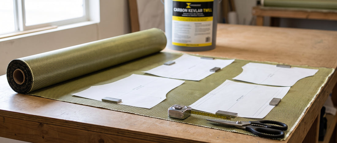 Kevlar Carbon Fabric: How Many Yards and How Much Epoxy to Buy