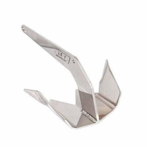 Stainless steel claw-style boat anchor, marine anchoring gear