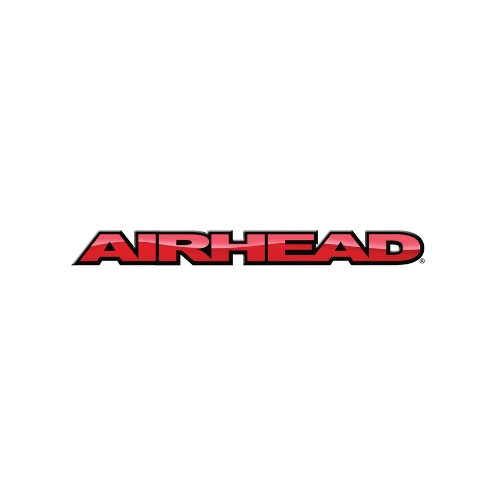 Airhead logo, watersports brand for towable tubes, life vests, and wakeboards
