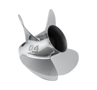 Stainless steel four-blade boat propeller, marine boat propellers category