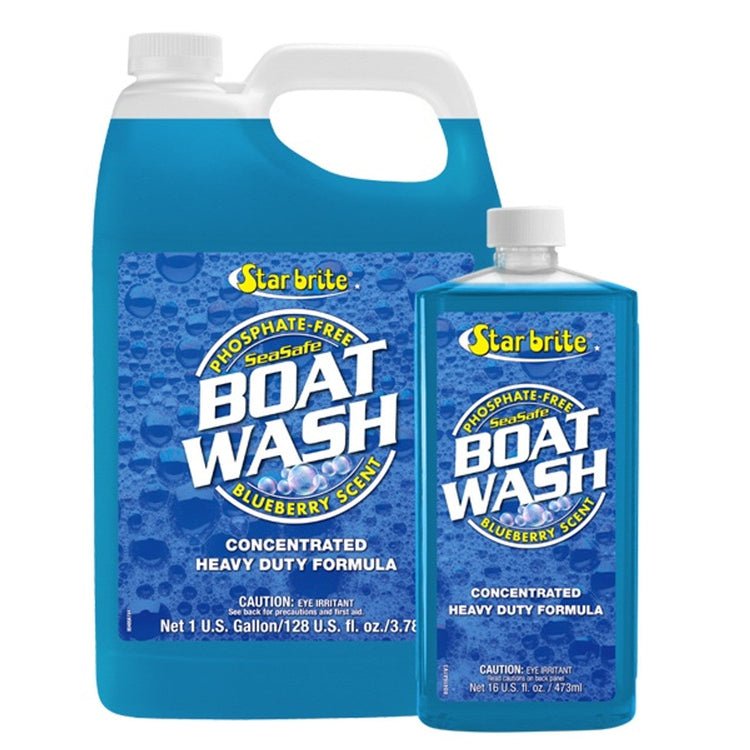 Star brite Boat Wash concentrate in gallon and quart bottles, boat wash category