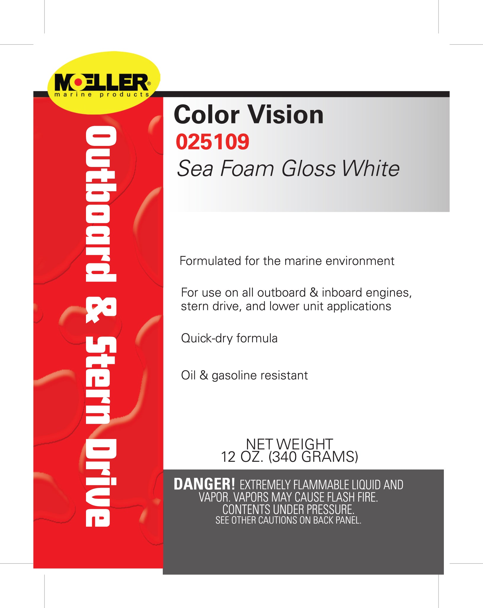 Moeller Color Vision Outboard & Sterndrive Engine Paint