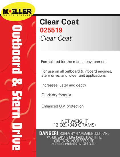 Moeller Clear Coat Lacquer - 12 oz.