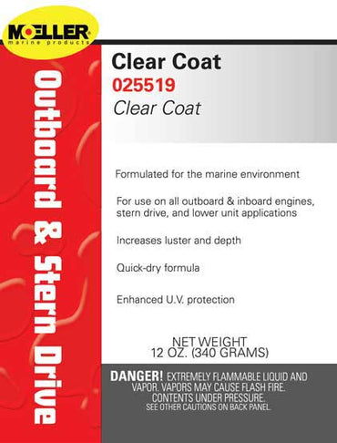 Moeller Clear Coat Lacquer - 12 oz.