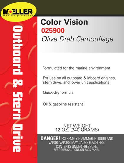 Moeller Engine Paint - Olive Camo