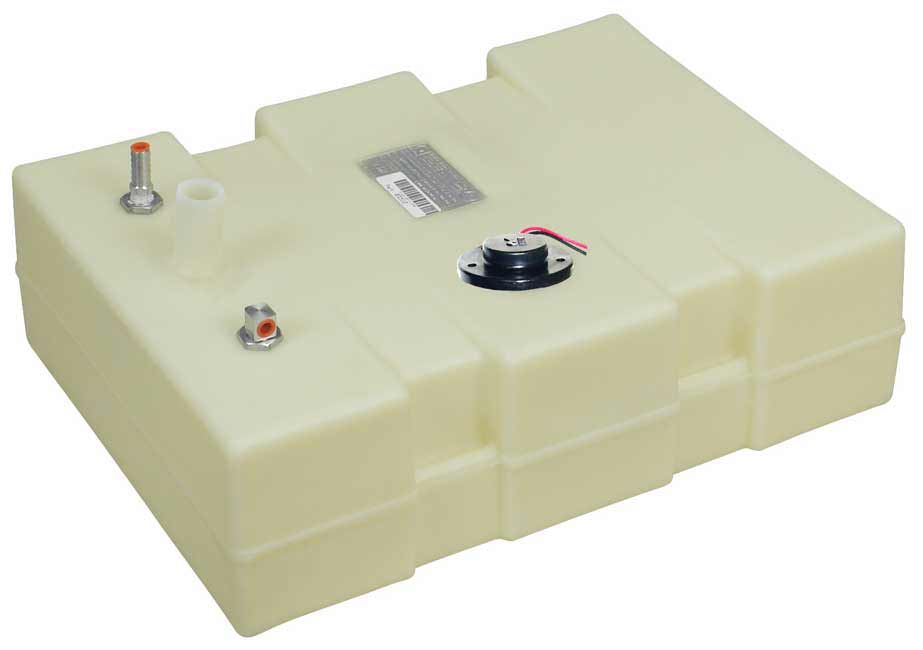 Moeller 12 Gallon Below Deck Permanent Marine Fuel Tank Flat