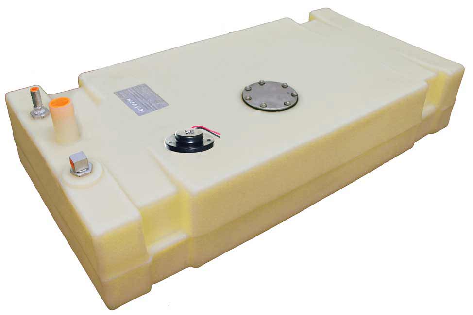 Moeller 17 Gallon Below Deck Permanent Marine Fuel Tank