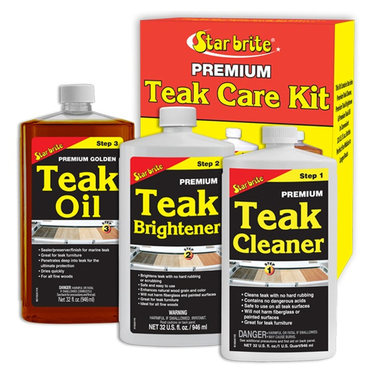 Starbrite Premium Teak Care Kit