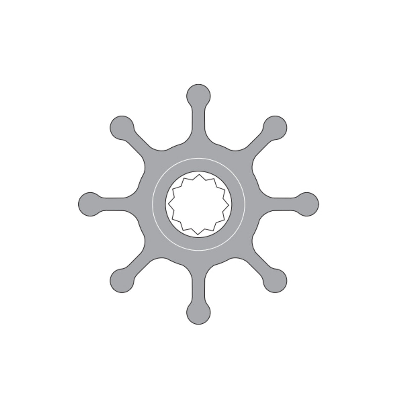 Johnson Pump F7 MC97 Impeller Kit 2.56"
