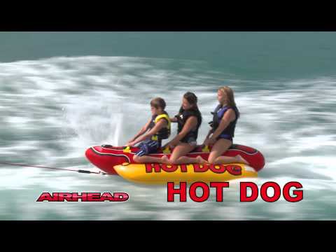 Airhead "Hot Dog" 3 Person Towable Water Weenie