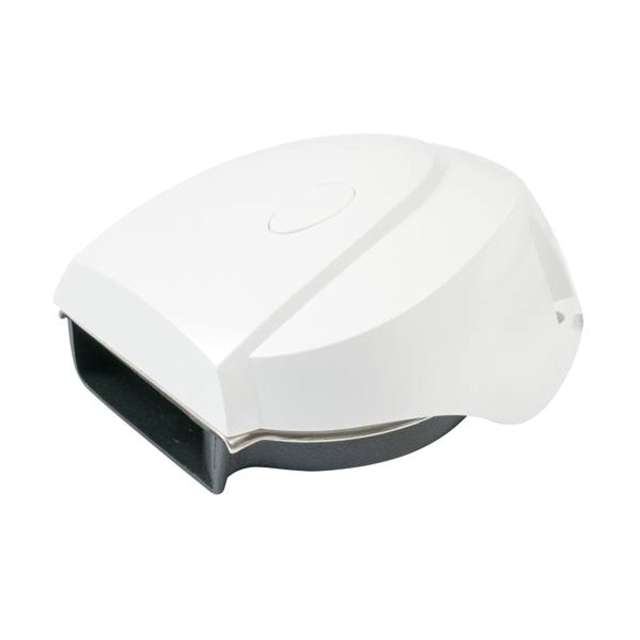 White Mini Blast Compact Electric Boat Horn