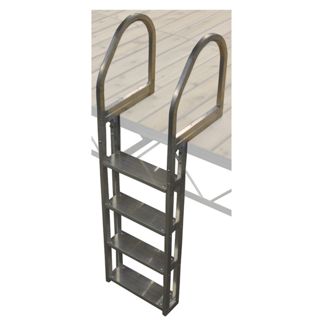 Patriot Docks Aluminum Wide 4-Step Ladder