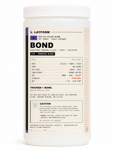 Layform Structural Adhesive Blend, Bond LF-110, 16 oz