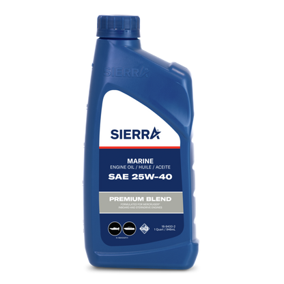 Sierra 25W-40 4-Stroke Conventional Marine Oil