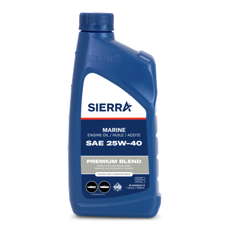 Sierra 25W-40 4-Stroke Catalyst Marine Oil