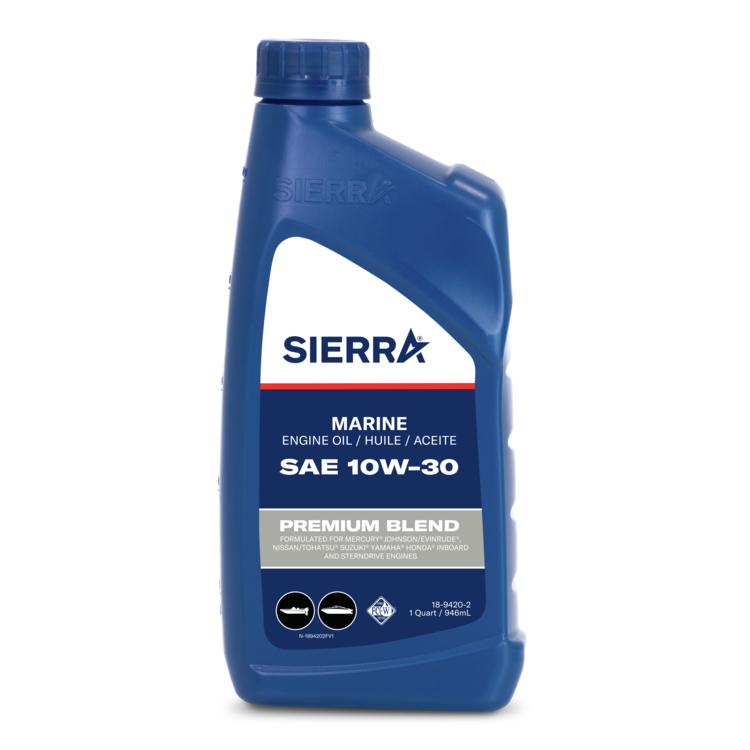 Sierra 10W30 4-Stroke Conventional Marine Oil