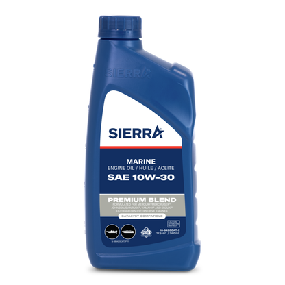Sierra 10W-30 4-Stroke Conventional Catalyst Marine Oil