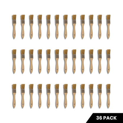 1" Chip Brushes - 36 Pack