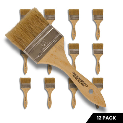 2-1/2" Chip Brushes - 12 Pack