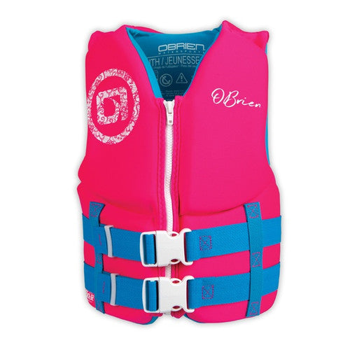 O'Brien BioLite Pink Youth Life Jacket