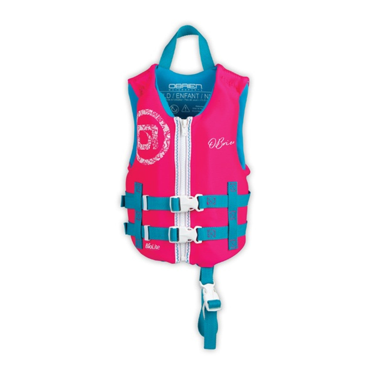 O'Brien BioLite Pink Children's Life Jacket