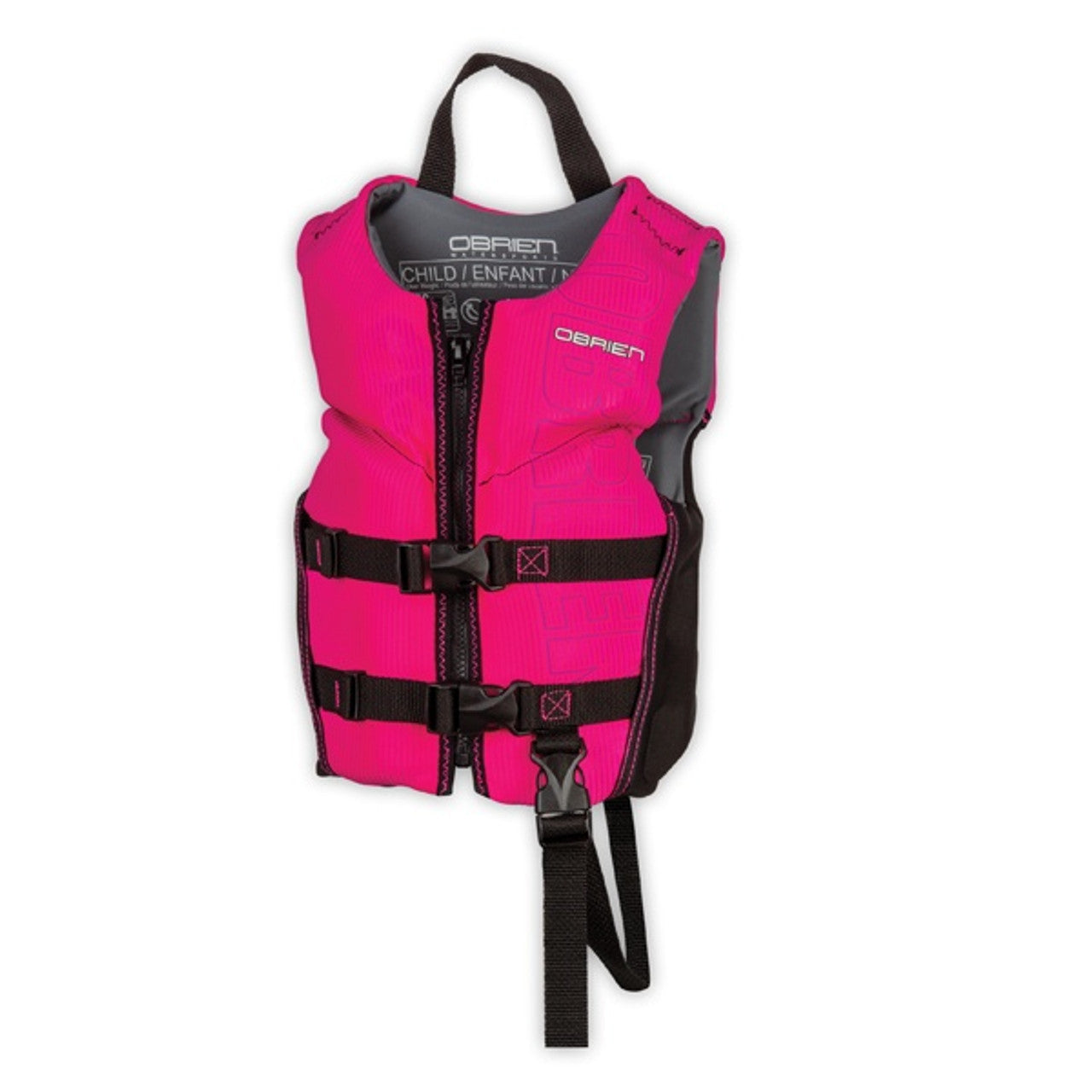 O'Brien Flex V-Back Pink Child Life Jacket