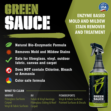 Boat Bling Green Sauce Mold & Mildew Stain Remover