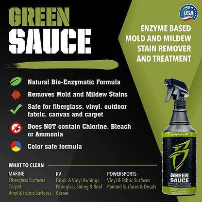 Boat Bling Green Sauce Mold & Mildew Stain Remover