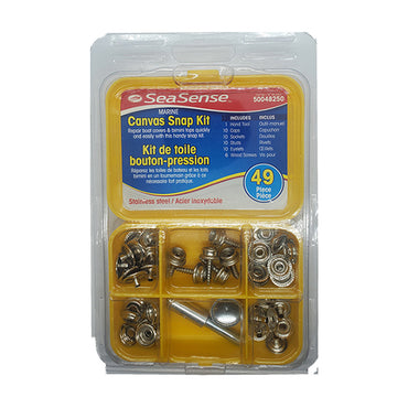 Sea Sense 49 Piece Canvas Snap Fastener Kit