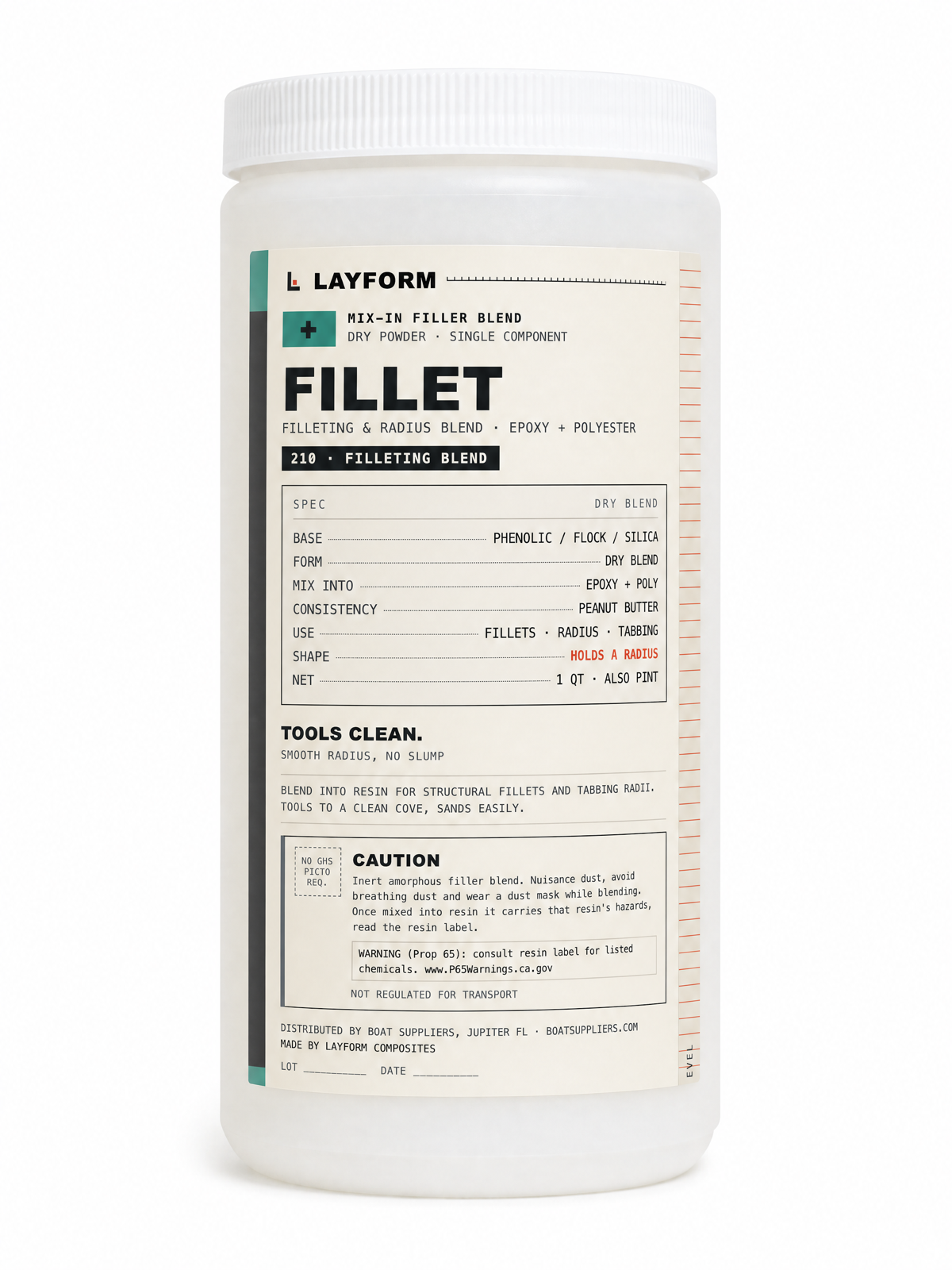 Layform Structural Cove Blend, Fillet LF-210, 16 oz