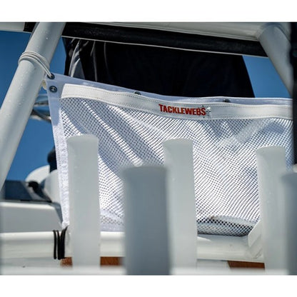 TackleWebs 24"W x 15"H White Bungee Pocket